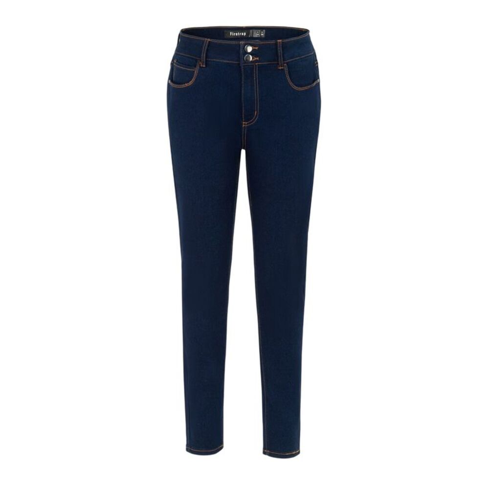 Firetrap Womens/Ladies Plain Skinny Jeans / Navy